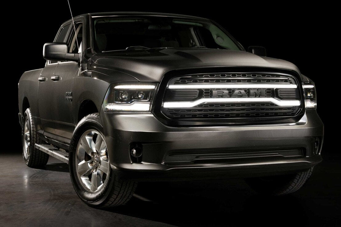 Dodge Ram 1500 Classic (19-24) XBG LED Drl Grille (Black)