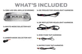 Calandre à LED XBG chromée pour Dodge Ram 1500 Classic (19-24)