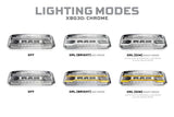 Calandre à LED XBG chromée pour Dodge Ram 1500 Classic (19-24)