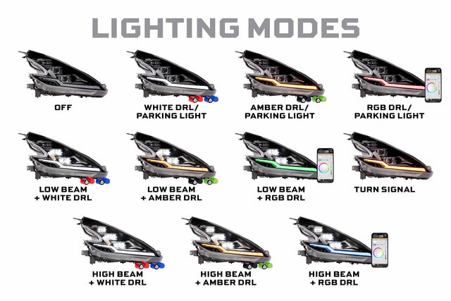 Nissan 370Z (09–21) XRGB Evo Led Headlights