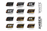 Dodge Ram (09-18) : phares à LED Morimoto Xb (ambre Drl)