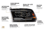 Dodge Ram (09-18) : phares à LED Morimoto Xb (ambre Drl)
