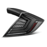 16-21 Honda Civic Hatchback NOVA-Series Prismatic LED Tail Lights Alpha-Black