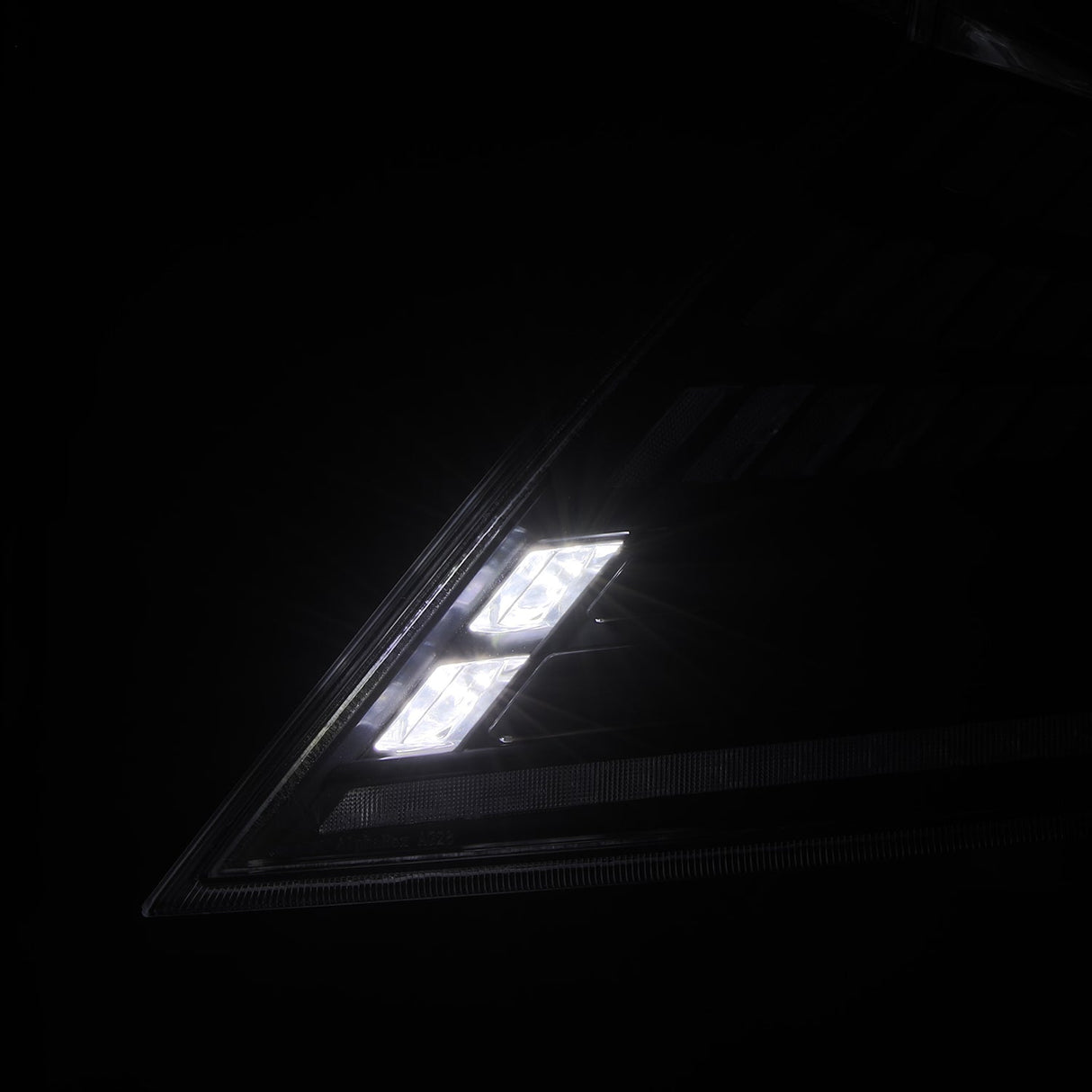 Feux arrière à LED prismatiques noirs pour Honda Civic Hatchback série NOVA 16-21
