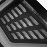 Feux arrière à LED prismatiques noirs pour Honda Civic Hatchback série NOVA 16-21