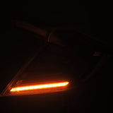 Feux arrière à LED prismatiques noirs pour Honda Civic Hatchback série NOVA 16-21