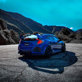 Feux arrière à LED prismatiques noirs pour Honda Civic Hatchback série NOVA 16-21