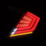 16-21 Honda Civic Hatchback NOVA-Series Prismatic LED Tail Lights Clear