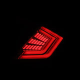 Feux arrière à LED prismatiques Honda Civic Hatchback NOVA-Series 16-21, fumés transparents