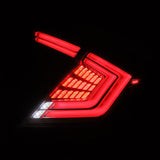 Feux arrière à LED prismatiques Honda Civic Hatchback NOVA-Series 16-21, fumés transparents