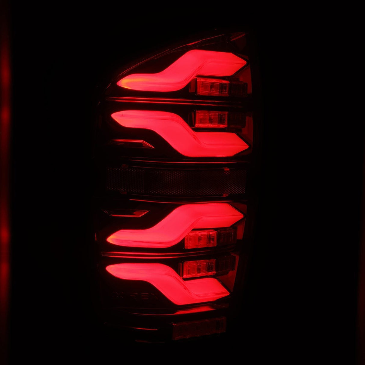 Feux arrière à LED Toyota Tacoma LUXX-Series 16-23, noir et rouge