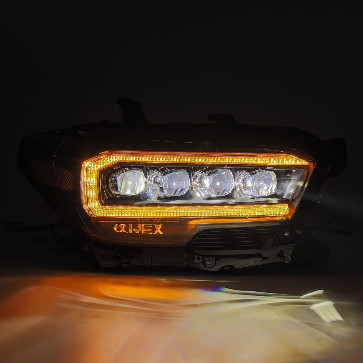 Phares projecteurs à LED chromés pour Toyota Tacoma série NOVA 16-23