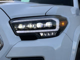 Phares projecteurs à LED chromés pour Toyota Tacoma série NOVA 16-23