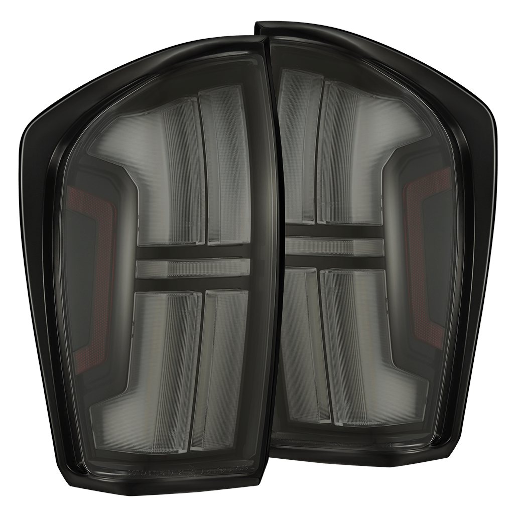 16-23 Toyota Tacoma Nova-Series Prismatic LED Tail Lights Alpha-Black