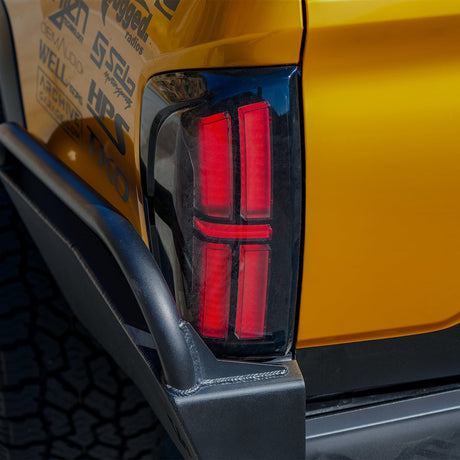 16-23 Toyota Tacoma NOVA-Series Prismatic LED Tail Lights Black