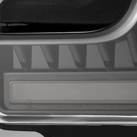 17-19 Ford Super Duty MKII LUXX-Series LED Projector Headlights Alpha-Black