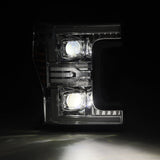 17-19 Ford Super Duty MKII LUXX-Series LED Projector Headlights Chrome