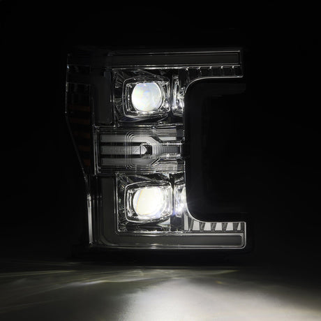 17-19 Ford Super Duty MKII LUXX-Series LED Projector Headlights Chrome