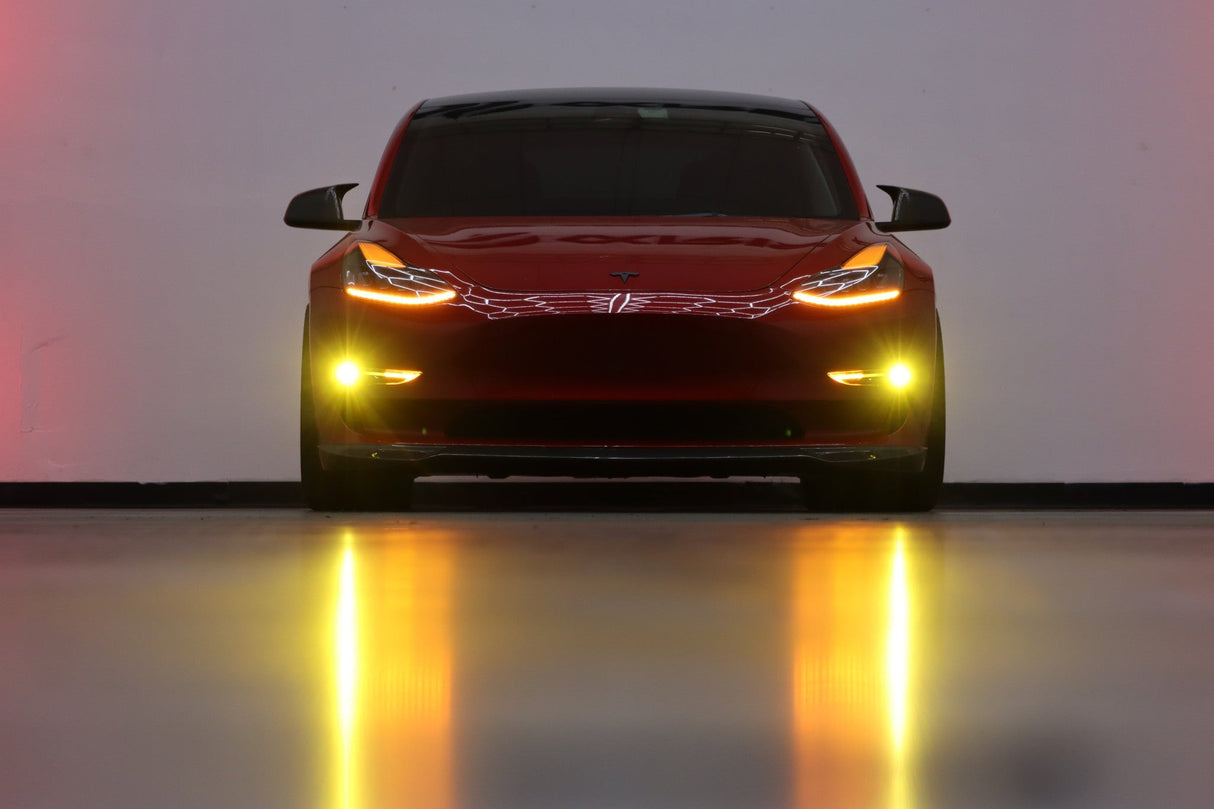 17-23 Tesla Model 3 / 20-24 Model Y DoubleTap Dual Color LED Projector Fog Lights