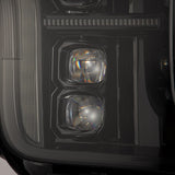 Phares projecteurs à LED série NOVA pour Ford F150 (modèle MK II, 14e génération) 18-20 Alpha-Black