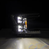Phares projecteurs à LED série NOVA pour Ford F150 (modèle MK II, 14e génération) 18-20 Alpha-Black