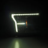 Phares projecteurs à LED série NOVA pour Ford F150 (modèle MK II, 14e génération) 18-20 Alpha-Black