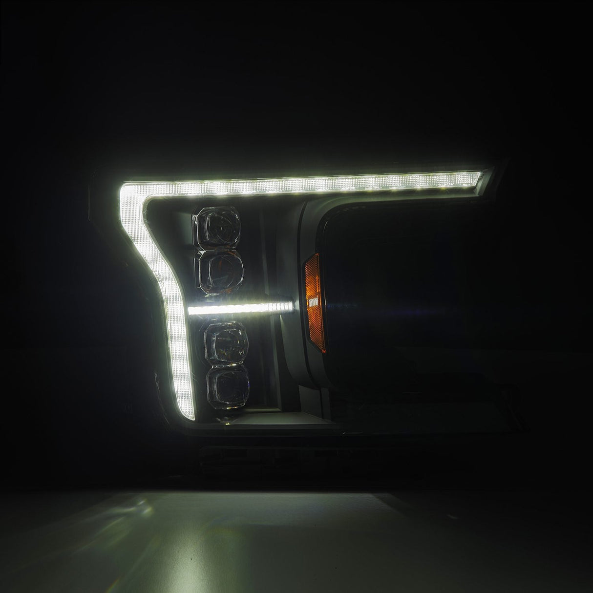 18-20 Ford F150 (MK II 14th Gen Style) NOVA-Series LED Projector Headlights Black