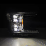 18-20 Ford F150 (MK II 14th Gen Style) NOVA-Series LED Projector Headlights Black