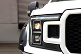 Phares halogènes projecteurs série PRO pour Ford F150 (MK II, 14e génération) 18-20 Alpha-Black