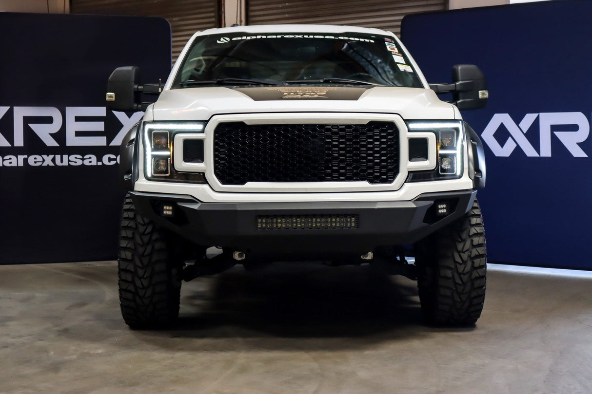 Phares halogènes projecteurs série PRO pour Ford F150 (MK II, 14e génération) 18-20 Alpha-Black