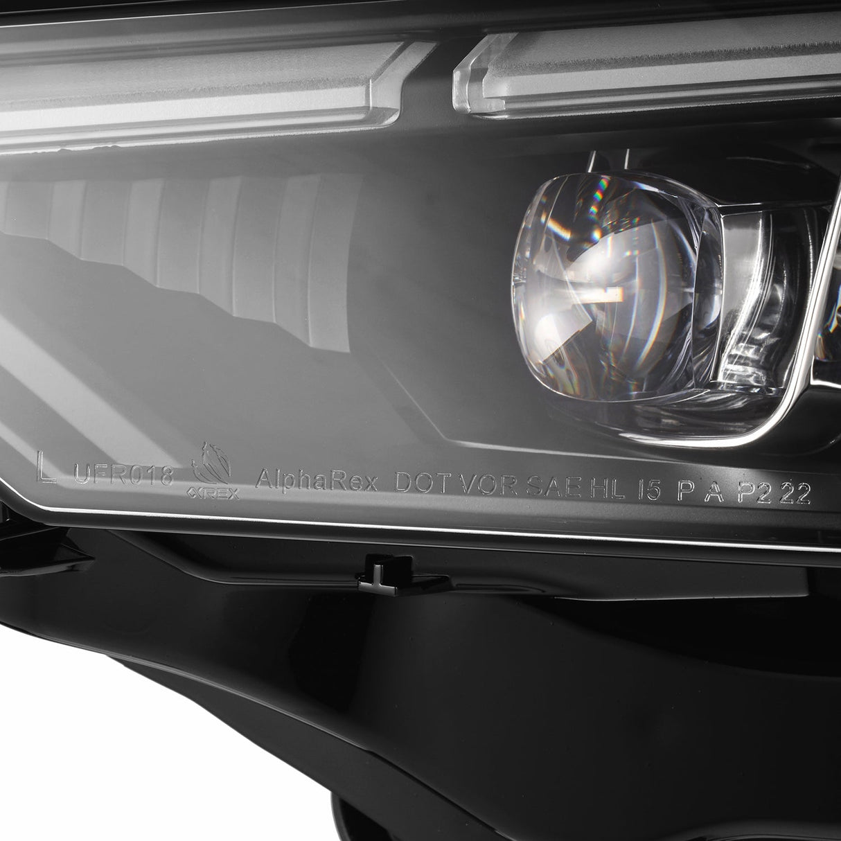 18-23 Ford Mustang MK II NOVA-Series LED Projector Headlights Alpha-Black