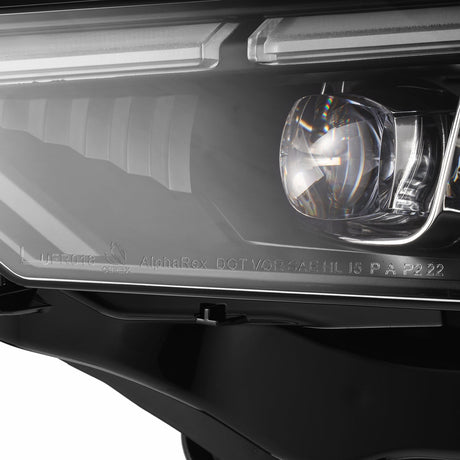 18-23 Ford Mustang MK II NOVA-Series LED Projector Headlights Alpha-Black