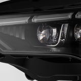 Phares projecteurs à LED noirs pour Ford Mustang MK II série NOVA 18-23