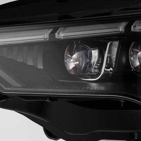 18-23 Ford Mustang MK II NOVA-Series LED Projector Headlights Black