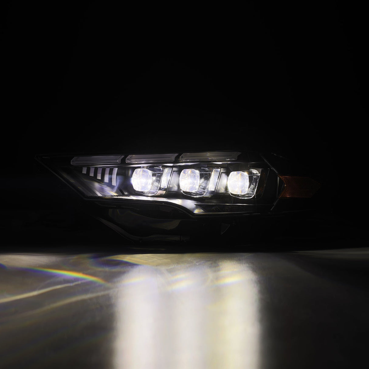 Phares projecteurs à LED noirs pour Ford Mustang MK II série NOVA 18-23