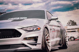 Phares projecteurs à LED noirs pour Ford Mustang MK II série NOVA 18-23