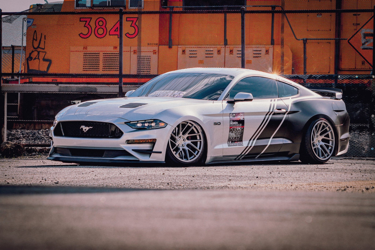 Phares projecteurs à LED noirs pour Ford Mustang MK II série NOVA 18-23