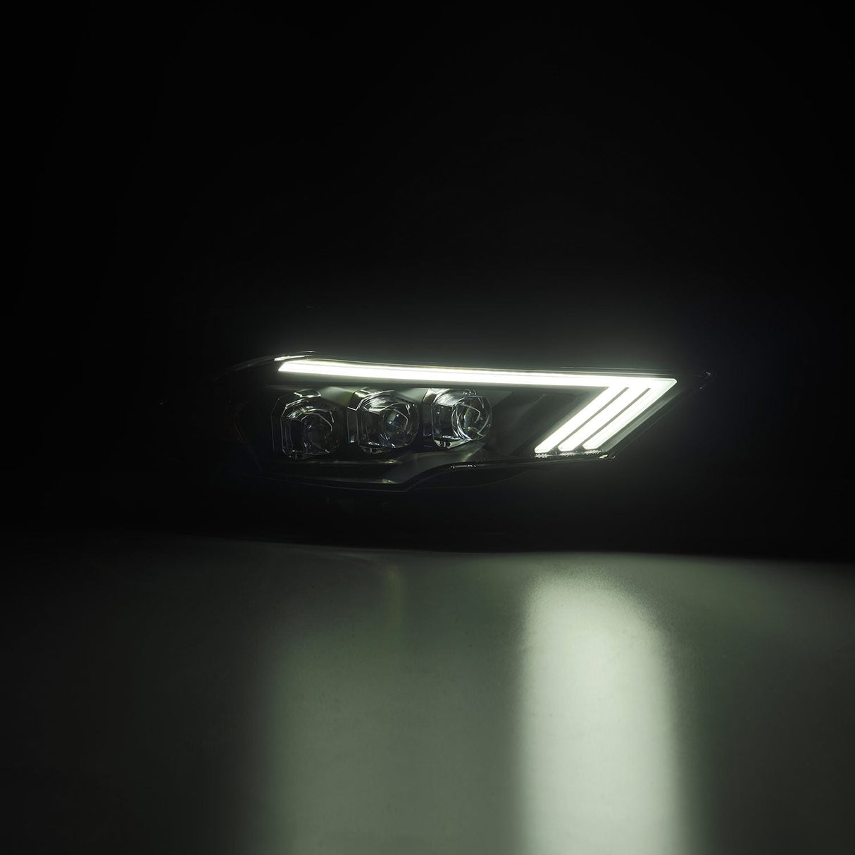 18-23 Ford Mustang NOVA-Series LED Projector Headlights Black