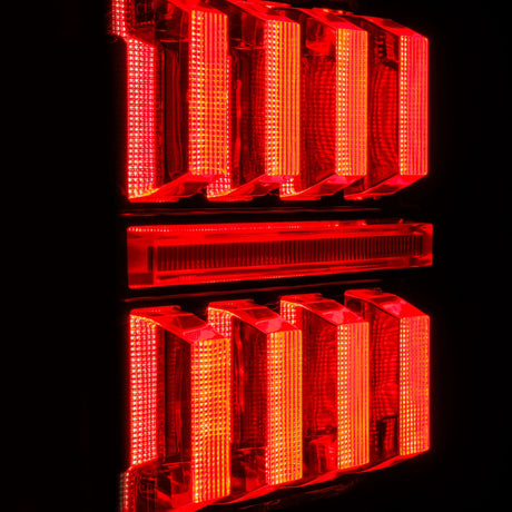 18-25 Jeep Wrangler JL NOVA-Series Prismatic LED Tail Lights Black-Red