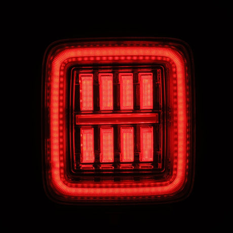 18-25 Jeep Wrangler JL NOVA-Series Prismatic LED Tail Lights Clear