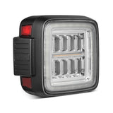 18-25 Jeep Wrangler JL NOVA-Series Prismatic LED Tail Lights Clear