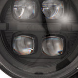 18-25 Jeep Wrangler JL/Gladiator JT NOVA-Series LED Projector Headlights Alpha-black