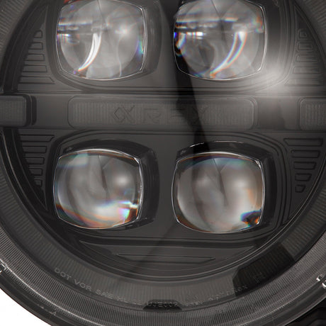 18-25 Jeep Wrangler JL/Gladiator JT NOVA-Series LED Projector Headlights Alpha-black