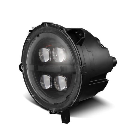 18-25 Jeep Wrangler JL/Gladiator JT NOVA-Series LED Projector Headlights Alpha-black