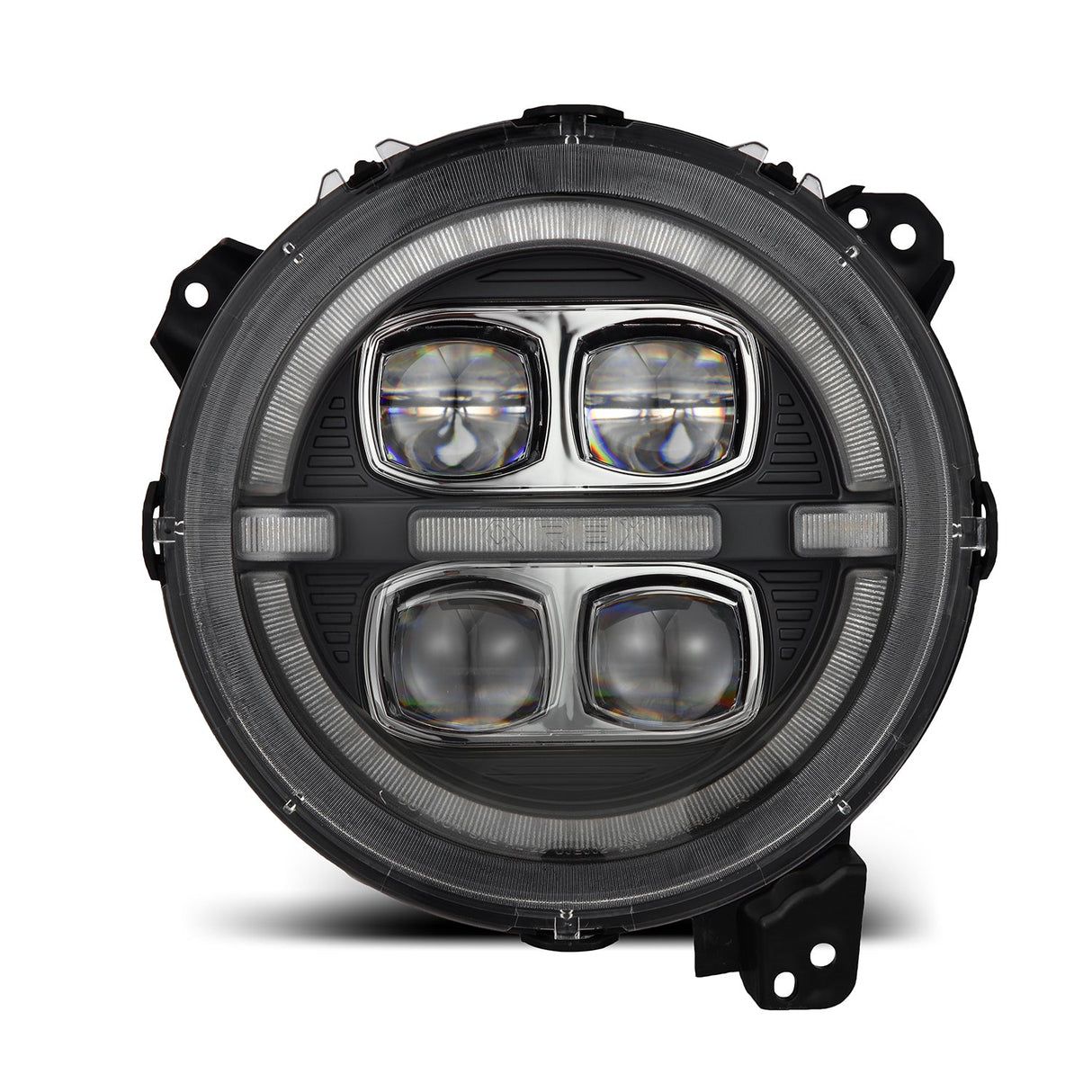 18-25 Jeep Wrangler JL/Gladiator JT NOVA-Series LED Projector Headlights Black