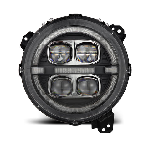 18-25 Jeep Wrangler JL/Gladiator JT NOVA-Series LED Projector Headlights Black