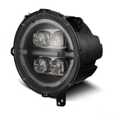 18-25 Jeep Wrangler JL/Gladiator JT NOVA-Series LED Projector Headlights Black