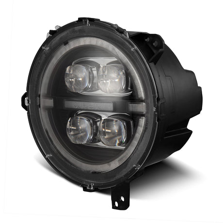 18-25 Jeep Wrangler JL/Gladiator JT NOVA-Series LED Projector Headlights Black
