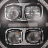18-25 Jeep Wrangler JL/Gladiator JT NOVA-Series LED Projector Headlights Black