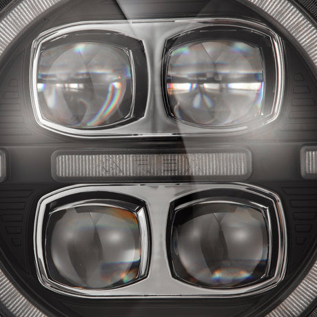 18-25 Jeep Wrangler JL/Gladiator JT NOVA-Series LED Projector Headlights Black
